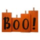 Glitzhome 20"L Halloween Wooden Boo Standing Decor