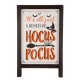 Glitzhome 24"H Halloween Wooden Sanding Easel Sign Decor or Hanging Decor (Two Function)