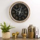 Glitzhome 20.47"D Vintage Industrial Metal Wall Clock with Moving Gears