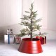 Glitzhome 22"D Painted Red Metal Tree Collar