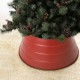 Glitzhome 22"D Painted Red Metal Tree Collar