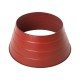 Glitzhome 22"D Painted Red Metal Tree Collar