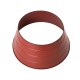 Glitzhome 22"D Painted Red Metal Tree Collar