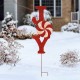 Glitzhome 36.02"H Rusty Metal "JOY" Yard Stake or Wall Décor