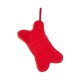 Glitzhome 12.50"L Bone Shape Hooked Christmas Stocking