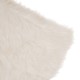 Glitzhome 21"L White Plush Christmas Stocking