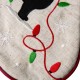 Glitzhome Fabric Christmas Stocking - Dachshund