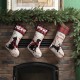 Glitzhome Fabric Christmas Stocking - Dachshund