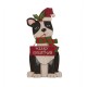 Glitzhome 16.00"H Wooden Christmas Dog Figurines Decor