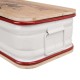 Glitzhome S/2 Enameled Metal/Wooden Storage Chests