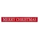 Glitzhome 45.75"L Enameled Metal "MERRY CHRISTMAS" Wall Sign