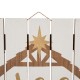 Glitzhome 27.95"H Wooden Nativity Wall Decor