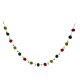 Glitzhome 96"L Multi Color Pompom Garland