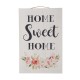 Glitzhome 17.72 H" Wooden "HOME SWEET HOME" Word Sign Wall Décor