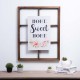 Glitzhome 17.72 H" Wooden "HOME SWEET HOME" Word Sign Wall Décor