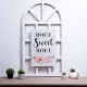 Glitzhome 17.72 H" Wooden "HOME SWEET HOME" Word Sign Wall Décor