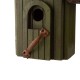 Glitzhome 11.61"H Distressed Wooden Birdhouse