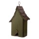 Glitzhome 11.61"H Distressed Wooden Birdhouse