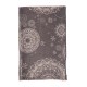 eUty Women Gray Paisley Print Scarf with Fringes