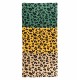 eUty Women Green, Yellow and Beige Leopard Grain Scarf