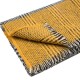 eUty Unisex Oversized Yellow and Grey Scarf with Fringes