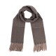 eUty Women Oversized Grey long Scarf with Tassels