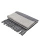 eUty Unisex Oversized Grey long scarf Scarf with Tassels