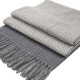 eUty Unisex Oversized Grey long scarf Scarf with Tassels
