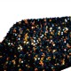 Glitzhome 21"L Navy Blue Sequin Christmas Stocking