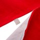 Glitzhome 48“D Red & White Felt Christmas Tree Skirt