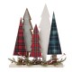 Glitzhome 14"H Wooden Christmas Tree Table Décor