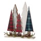 Glitzhome 14"H Wooden Christmas Tree Table Décor