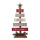 Glitzhome 20"H Wooden Sign Table Tree Décor