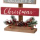 Glitzhome 20"H Wooden Sign Table Tree Décor