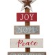 Glitzhome 20"H Wooden Sign Table Tree Décor