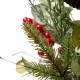 Glitzhome 20"H Christmas Floral Table Tree Décor