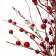 Glitzhome 16"H Christmas Red Berry Table Tree Décor
