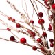 Glitzhome 16"H Christmas Red Berry Table Tree Décor