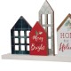 Glitzhome 20"L Metal & Wooden Christmas House Table Décor