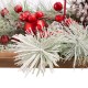 Glitzhome 20"L Christmas Metal "Joy" Floral Centerpiece Table Decor