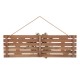 Glitzhome 29.90"L Wooden "JOY" Hanging Sign Wall Decor