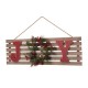 Glitzhome 29.90"L Wooden "JOY" Hanging Sign Wall Decor