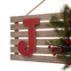 Glitzhome 29.90"L Wooden "JOY" Hanging Sign Wall Decor