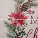 Glitzhome 24"L Wooden "Merry Christmas" Hanging Wall Decor