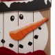 Glitzhome 42"H Wooden Sleigh Christmas Snowman Porch Sign