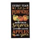 Glitzhome Double Sided Wooden Easel Porch Sign with One Changeable Sided Sign Board (Fall & Christmas) 