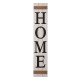 Glitzhome 42"H Wooden "Home" Porch Sign with 3 Interchangeable Floral Wreaths（Spring/ Fall/ Christmas）