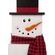 Glitzhome 36.22"H Wooden Snowman Double-edage Box Porch Decor ( Christmas & Fall）