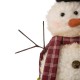 Glitzhome 28"H Fabric Christmas Snowman Shelf Sitter with Dangling Legs