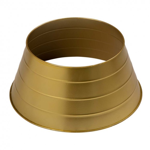 Glitzhome 22"D Painted Gold Metal Tree Collar